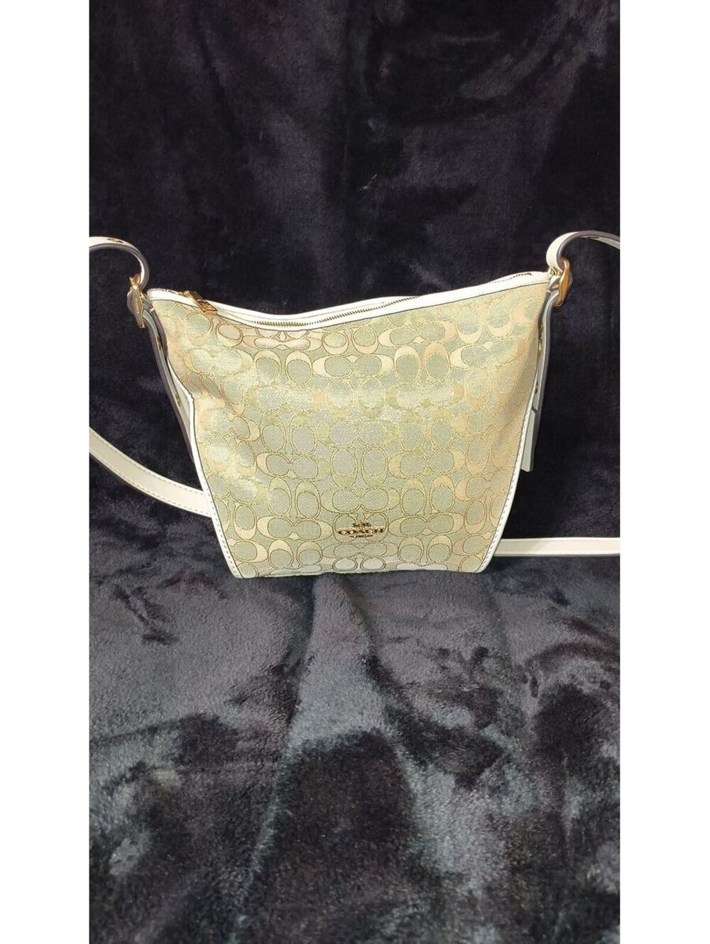 84. COACH 2022 Dufflette Bag Signature Mono C's Duffle